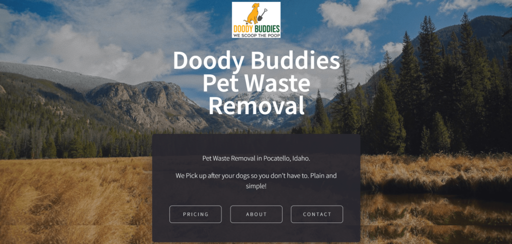 Home Page of Doody Buddies Pet Waste Removal